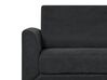 3 Seater Fabric Sofa Black FENES_897887