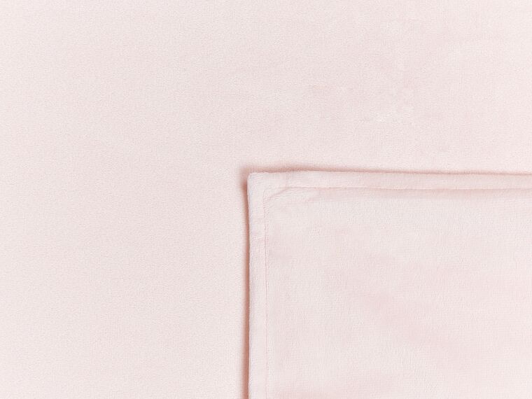 Weighted Blanket Cover 150 x 200 cm Pink RHEA Beliani.co.uk