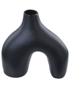 Kukkamaljakko posliini musta 30 cm LAMIA Kukkamaljakko posliini musta 30 cm LAMIA