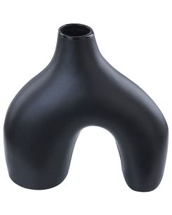 Kukkamaljakko posliini musta 30 cm LAMIA Kukkamaljakko posliini musta 30 cm LAMIA