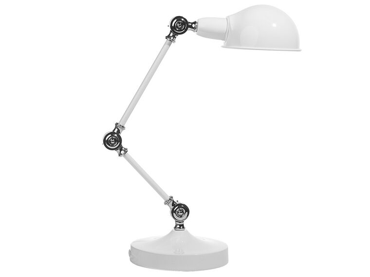 Kovová stolní lampa bílá CABRIS_703141