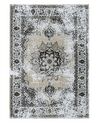 Bavlnený koberec 140 x 200 cm béžová/sivá ALMUS_702799