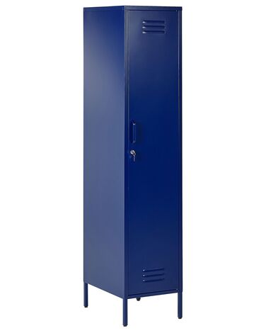 Metal Storage Cabinet Navy Blue FROME