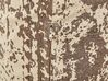 Cojín de suelo de algodón beige y marrón 50 x 50 x 20 cm SHASA_879975