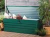 Coffre de jardin en acier vert 165 x 70 cm CEBROSA_717749