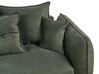 Canapé-lit en velours avec rangement vert VALLANES_904243