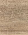 Regal grau / heller Holzfarbton 3 Fächer CLIO_826000