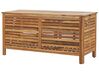 Arcón de madera de acacia clara 130 cm RIVIERA_823000