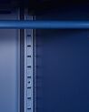 2 Door Metal Storage Cabinet Navy Blue VARNA_826283