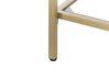 Sklenený konzolový stolík zlatý ORETTA_824265