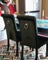 Set of 2 Velvet Dining Chairs with Ring Green VELVA II_895591