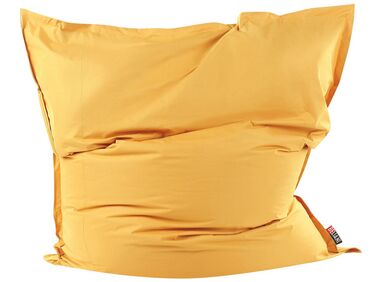 Extra Large Bean Bag Cover 180 x 230 cm Yellow FUZZY