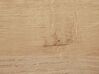 Sideboard heller Holzfarbton / weiss 3 Schubladen 2 Schränke ILION_789855