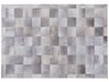Kožený koberec 160 x 230 cm sivý ALACAM_688520