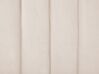 Cama con somier de terciopelo beige 160 x 200 cm AMBILLOU_857638