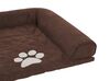 Fabric Dog Sofa Bed 70 x 100 cm Brown BOZAN_783505