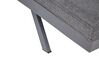 Lettino prendisole reclinabile alluminio e fibra tessile grigio scuro e bianco AMELIA_849527