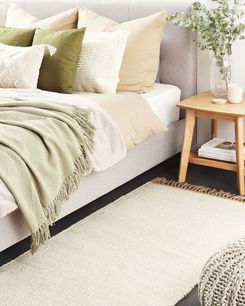 Matto juutti vaalea beige 80 x 150 cm LUNIA