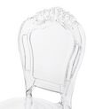 Set of 2 Accent Chairs Acrylic Clear VERMONT_691728