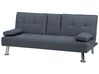 Sofa rozkładana ciemnoszara ROXEN_701952