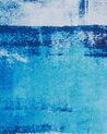 Vloerkleed polyester blauw 140 x 200 cm TRABZON_870273