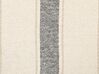 Bomullspledd 130 x 170 cm beige og grå CAYIR_864074