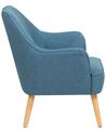 Fabric Armchair Teal Blue LOKEN_697405
