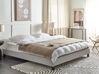 Fabric EU Super King Bed Light Grey ROANNE_903123