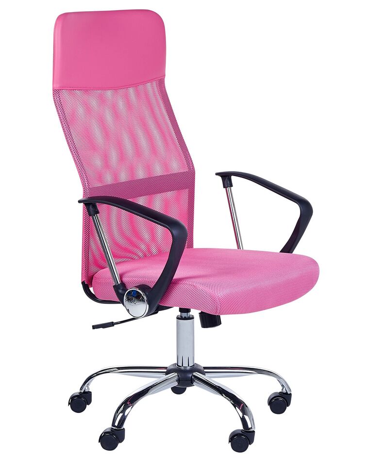 Swivel Office Chair Pink DESIGN_861097