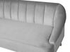 3 Seater Velvet Sofa Light Grey ALSVAG_732251