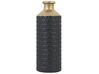 Vaso de cerâmica grés preta 39 cm ARSIN_733658