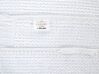 Lot de 9 serviettes de bain en coton blanc ATIU_843386