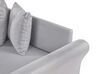 Canapé angle côté droit en tissu gris clair 3 places VIKNA_786604