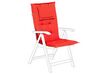 Poduszka na krzesło ogrodowe czerwona TOSCANA_801472