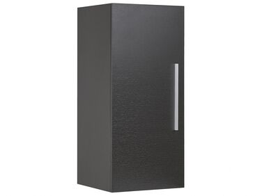 3- Shelf Wall Mounted Bathroom Cabinet Black BILBAO