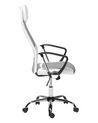 Faux Leather Office Chair White with Grey PIONEER_747145