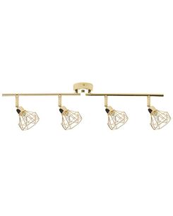 Seinävalaisin 4 polttimoa metalli kulta ERMA Seinävalaisin 4 polttimoa metalli kulta ERMA