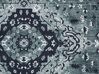 Teppich grau orientalisches Muster 80 x 300 cm Kurzflor VADKADAM_831388