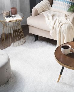 Matto valkoinen 140 x 200 cm CIDE Matto valkoinen 140 x 200 cm CIDE