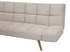 Fabric Sofa Bed Beige INGARO_711877