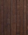 Cesta de madera de bambú marrón/blanco 60 cm SANNAR_849847