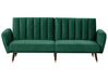Velvet Sofa Bed Emerald Green VIMMERBY_771556