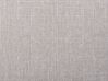 Lit double en tissu gris clair avec coffre 140 x 200 cm LA ROCHELLE_744861