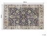 Teppich mehrfarbig orientalisches Muster 140 x 200 cm Kurzflor PELITLI_817494