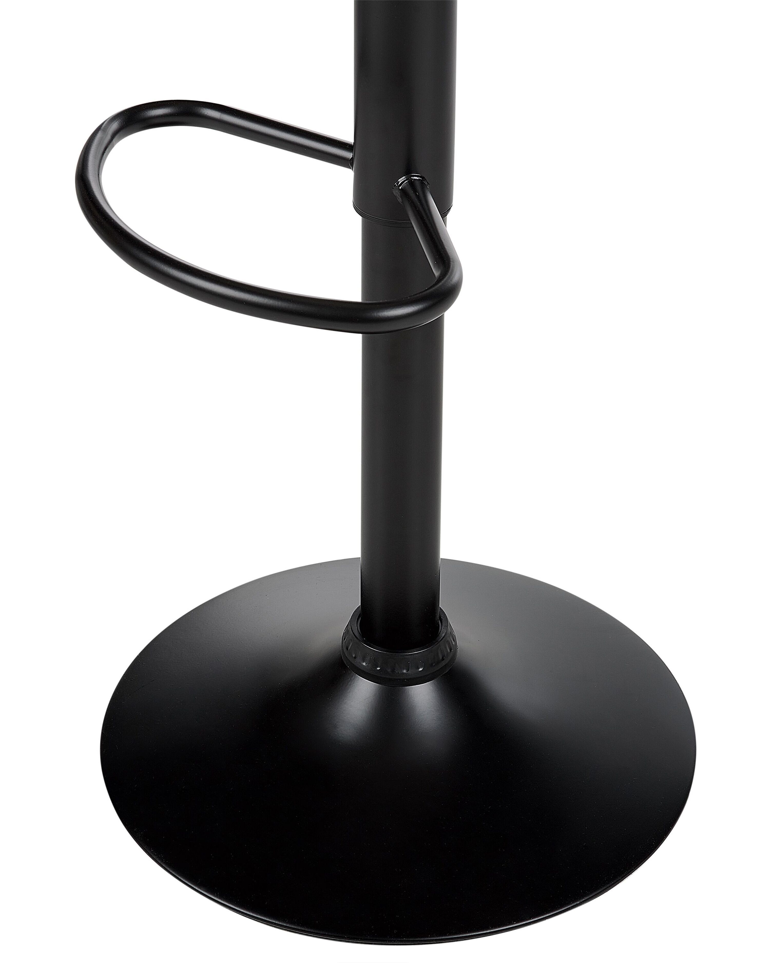 Sgabelli Da Bar In Pelle Sintetica Con Schienale - Set Da 2 Sgabelli Girevoli Regolabili In Altezza - Foto 12