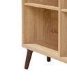 Bookcase Light Wood with Grey ALLOA _713111