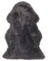 Pelle di pecora grigio scuro ULURU_763193