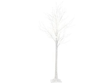 Vonkajšia LED dekorácia stromček 190 cm biela LAPPI
