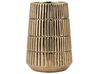 Dekorativní kameninová váza 22 cm zlatá QANAWAT_734273