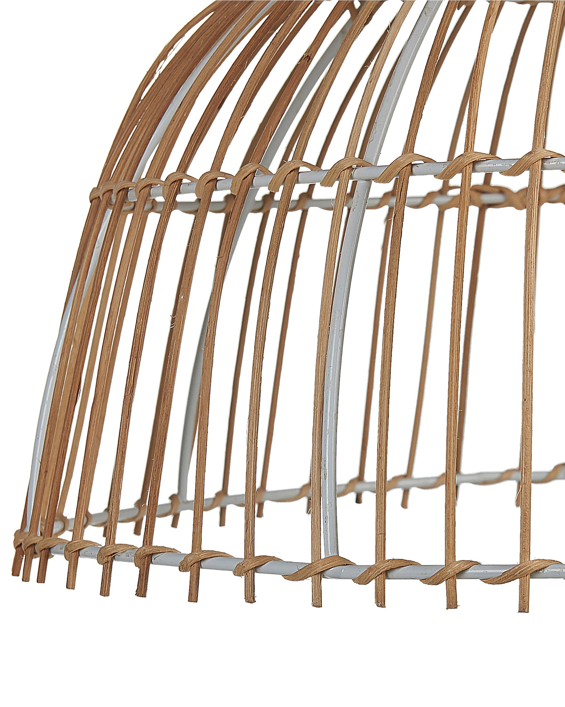 Hanglampen Slaapkamer LUSSIOL - Lampes Suspendues En Rotin Tressé Naturel Puis Blanchi - Lampe Padang - Possibilité LED - 60W Max - Câble E27 Fitting Hanglampen Slaapkamer LUSSIOL - Lampes Suspendues En Rotin Tressé Naturel Puis Blanchi - Lampe Padang - Possibilité LED - 60W Max - Câble E27 Fitting